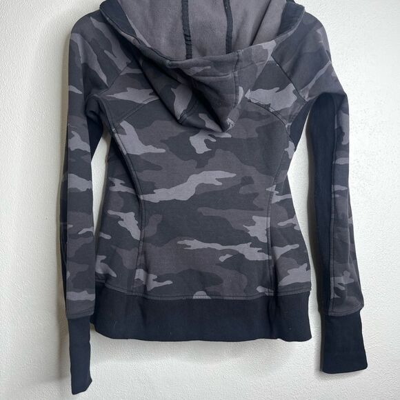 Athleta Black and Gray Camo Jacket - Picture 2 of 11
